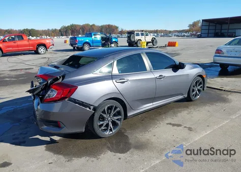 2020 Honda Civic Sport from USA, damaged, VIN 19XFC2F85LE026325